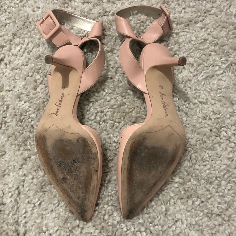Sam Edelman Pink Pointy Toe Shoes Size 8 1/2 👠 - Picture 8 of 8